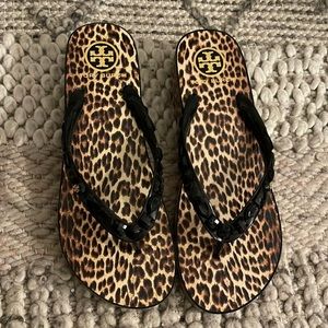 Tory Burch Low Platform Flip Flops